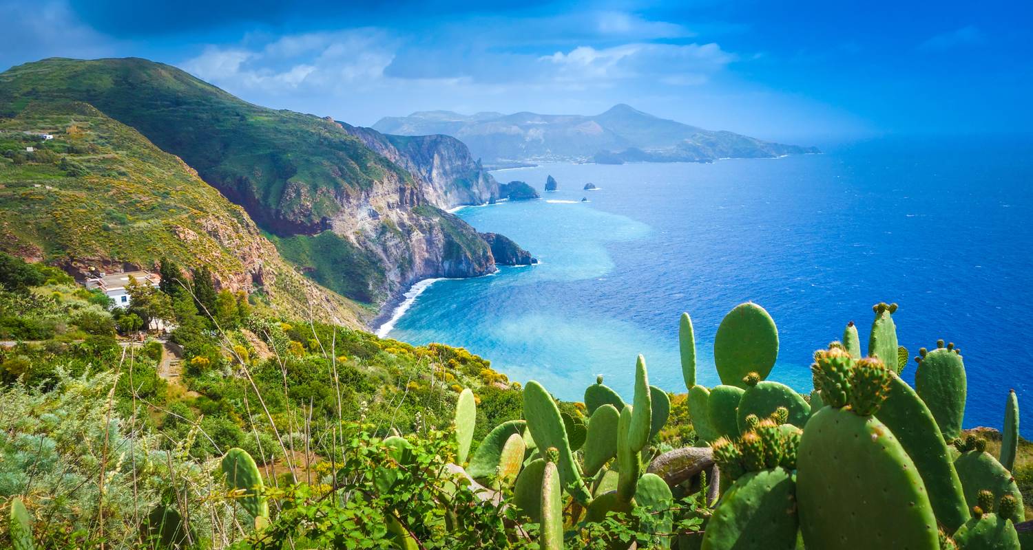 Sicily and Aeolian Islands from Palermo